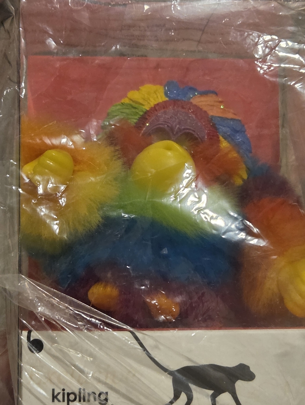 Kipling Fiesta Monkey Rainbow Keychain Bag Charm Backpack Charm - Picture 5 of 8